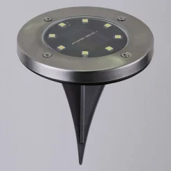 Globo Dekorationsbelysning|Solcellelamper > LED-solcellelampe 33414 med jordspyd, sort