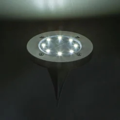 Globo Dekorationsbelysning|Solcellelamper > LED-solcellelampe 33414 med jordspyd, sort