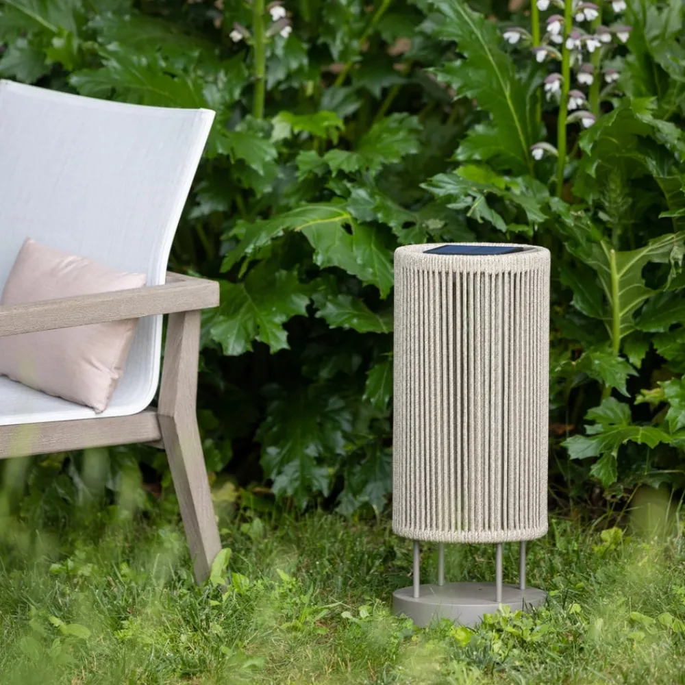 Les Jardins Solcellelamper > LED-solcellelampe Rop&Strip Højde 58 cm, 3.000 K, 500 lm