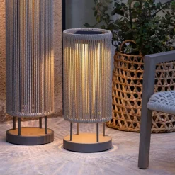 Les Jardins Solcellelamper > LED-solcellelampe Rop&Strip Højde 58 cm, 3.000 K, 500 lm