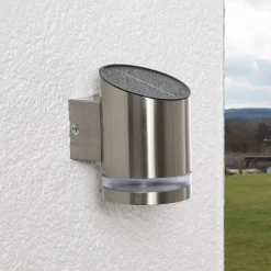 Solcellelamper|Væglamper ^ Lindby LED-solcellelampe Salma til anbringelse på muren