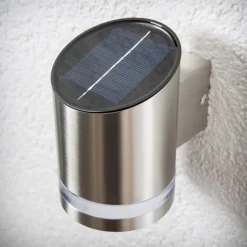 Solcellelamper|Væglamper ^ Lindby LED-solcellelampe Salma til anbringelse på muren