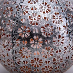 Näve Solcellelamper > LED-solcellelampe 52854, sølv, metal, 20 cm, IP44, 2 stk
