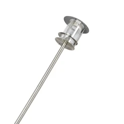 Lindby Solcellelamper|Sokkellamper > LED-solcellelampe Sumaya, stål, 65 cm høj, jordspyd