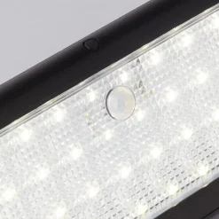 Searchlight Væglampe Med Sensor > LED-solcellelampe til væg 67422BK-PIR, bevægelsessensor