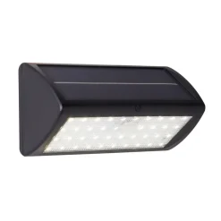 Searchlight Væglampe Med Sensor > LED-solcellelampe til væg 67422BK-PIR, bevægelsessensor