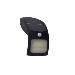Searchlight Solcelle Lampe Med Sensor|Væglampe Med Sensor > LED-solcellelampe til væg 67420BK-PIR, bevægelsessensor