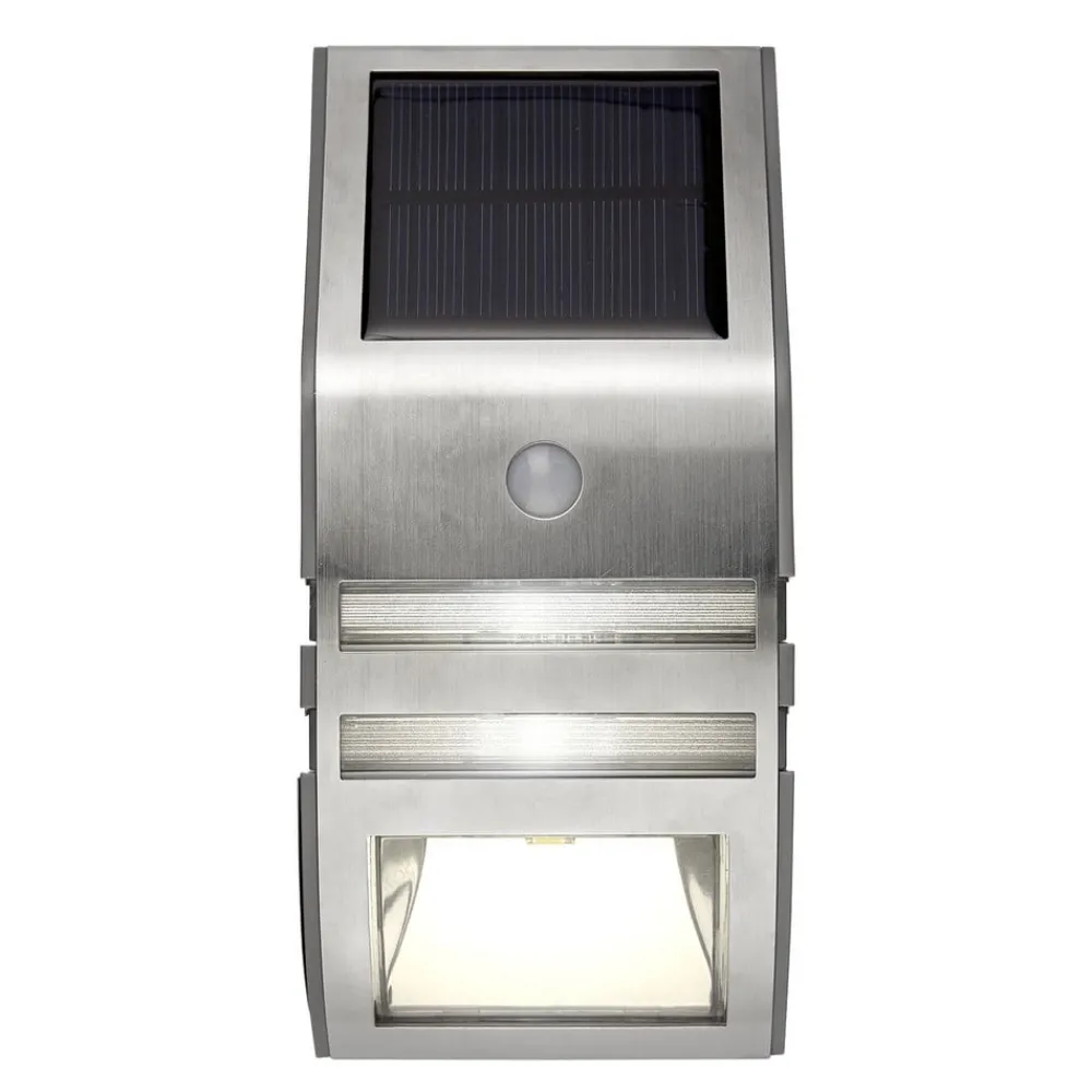 STAR TRADING Solcelle Lampe Med Sensor|Væglampe Med Sensor > LED-solcellelampe til vægmontering Wally, bevægelsessensor