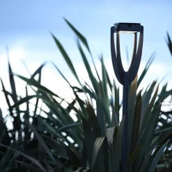 Les Jardins Solcellelamper|Udendørs Spot > LED-solcellelampe Tulip med jordspyd, antracit