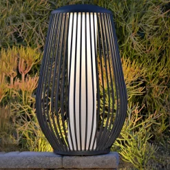 Solcelle Lampe Med Sensor|Solcellelamper ^ Les Jardins LED-solcellelygte Mandaley med sensor, grå