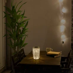 Solcellelamper ^ Näve 5266523 LED-solcellelygte med skovmotiv