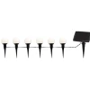STAR TRADING Dekorationsbelysning|Solcellelamper > LED-solcellelyskæde combo, 6 lyskilder, IP44, plast