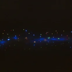 Dekorationsbelysning|Solcellelamper ^ STAR TRADING LED-solcellelyskæde Dew Drop, flerfarvet