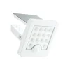 Brilliant Solcelle Lampe Med Sensor|Væglampe Med Sensor > LED solcelle udendørs vægspot Luton Sensor, hvid, bredde 13 cm