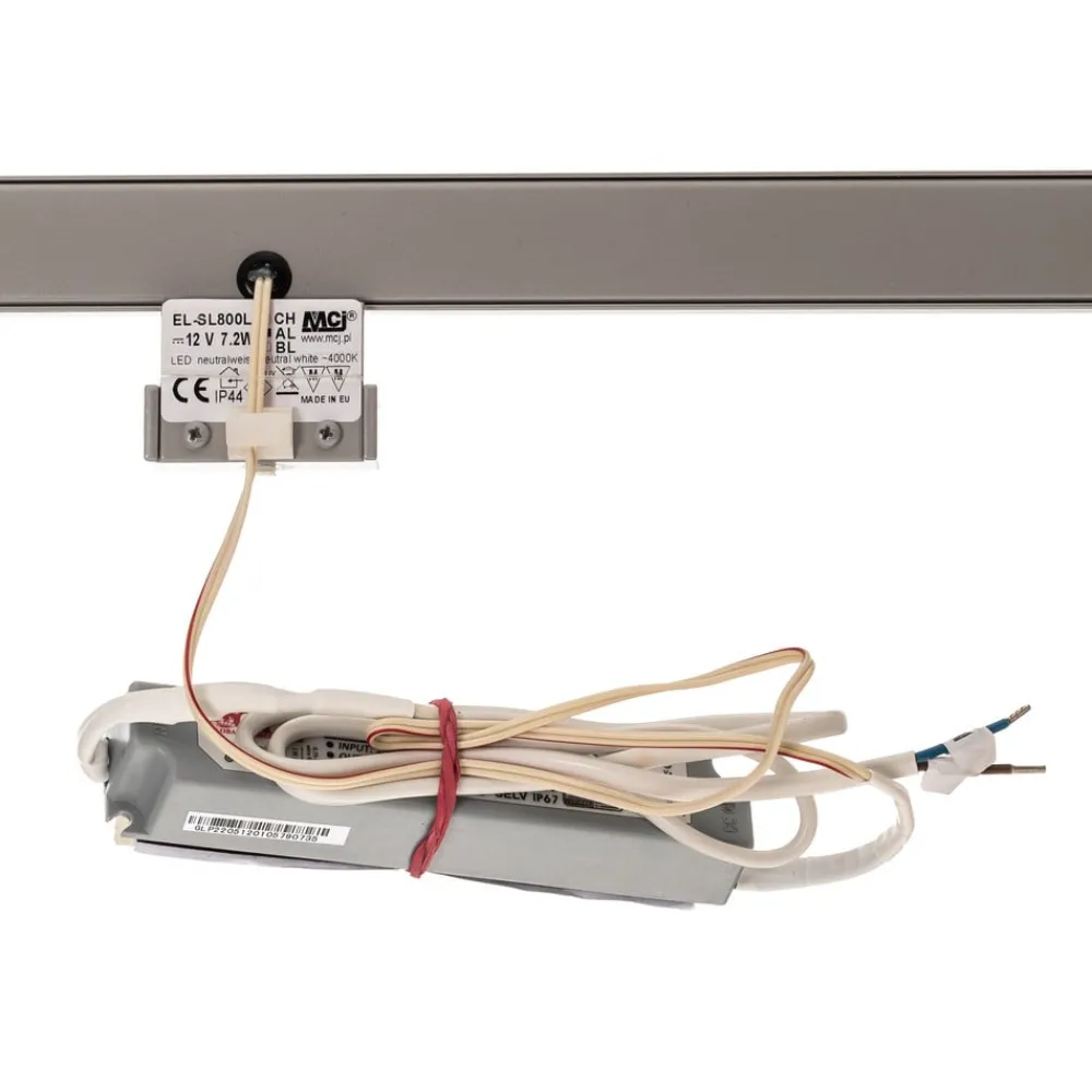 Væg- Og Spejllamper ^ MCJ LED-spejlbelysning Espelho 80 cm aluminium 4.000 K