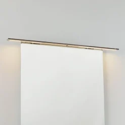 Væglamper ^ MCJ LED-spejlbelysning Espelho 80 cm krom 3.000 K
