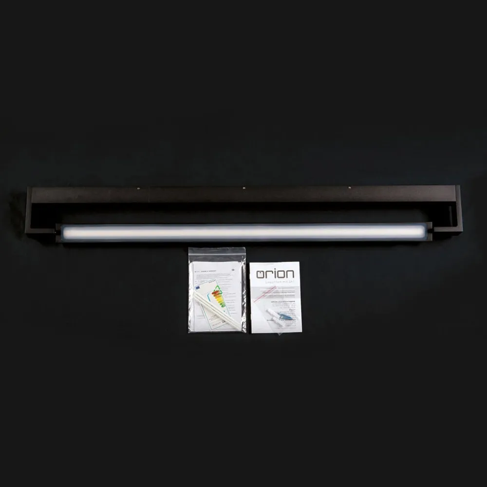 ORION Væg- Og Spejllamper > LED-spejlbelysning Marilyn i sort, bredde 90 cm