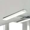 Væg- Og Spejllamper ^ Ebir LED-spejlbelysning Pandora, krom, bredde 30,8 cm