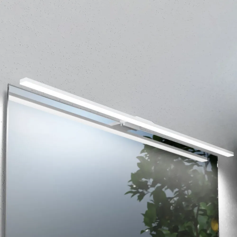 MCJ Væg- Og Spejllamper > LED-spejlbelysning Triga, IP44, hvid, 80 cm, 3.000K