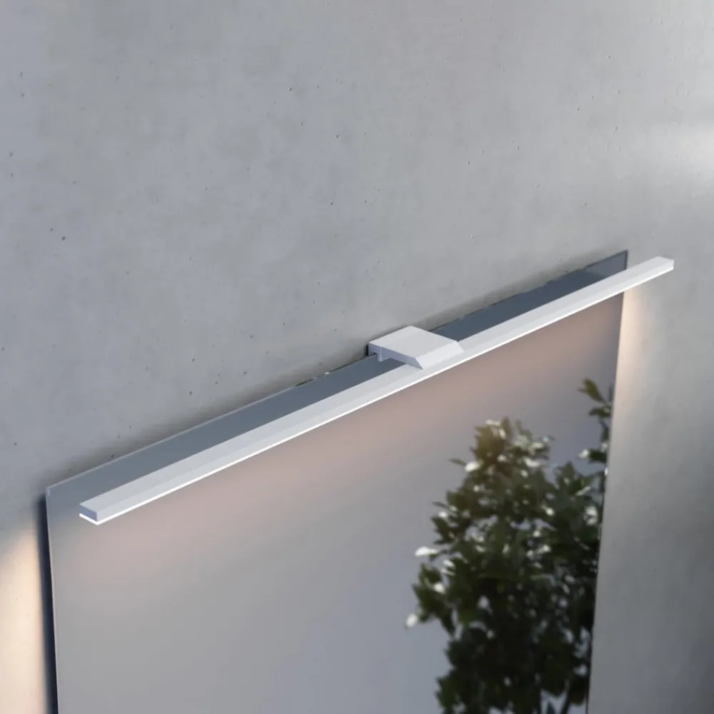 MCJ Væg- Og Spejllamper > LED-spejlbelysning Triga, IP44, hvid, 80 cm, 3.000K