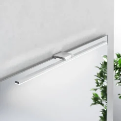 MCJ Væg- Og Spejllamper > LED-spejlbelysning Triga IP44, krom, 60 cm, 3.000K