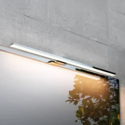 MCJ Væg- Og Spejllamper > LED-spejlbelysning Triga IP44, krom, 60 cm, 3.000K