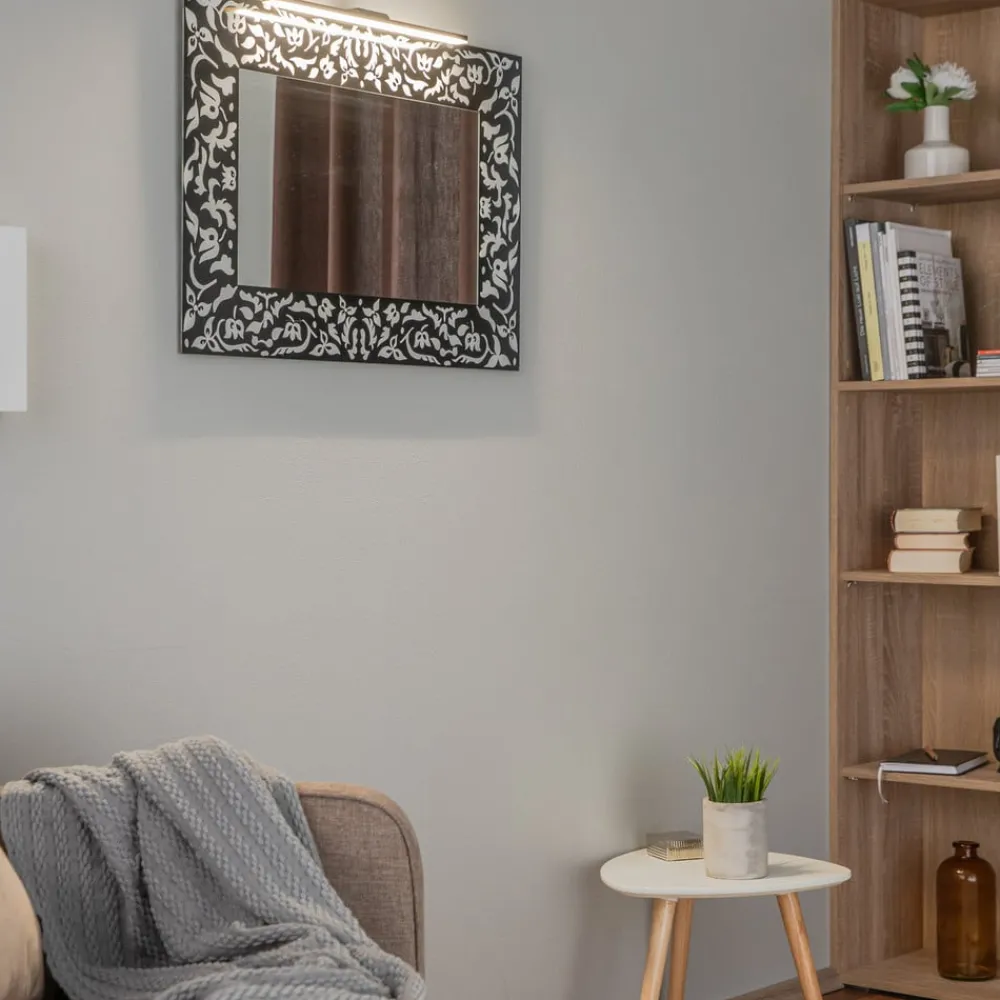 MCJ Væg- Og Spejllamper > LED-spejlbelysning Triga IP44 sort 40 cm, 3.000K