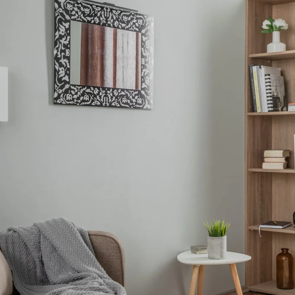 MCJ Væg- Og Spejllamper > LED-spejlbelysning Triga IP44 sort 40 cm, 3.000K