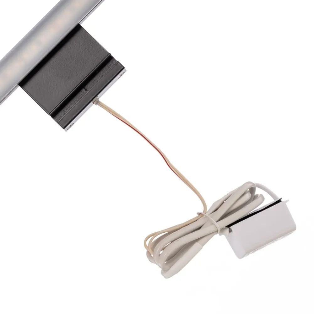 MCJ Væg- Og Spejllamper > LED-spejlbelysning Triga IP44 sort 40 cm, 3.000K