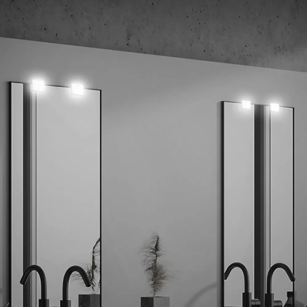 Briloner Underskabsbelysning > LED-spejllampe Aniani, hvid, 4.000 K, sæt med 2 stk