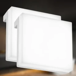 Briloner Underskabsbelysning > LED-spejllampe Aniani, hvid, 4.000 K, sæt med 2 stk