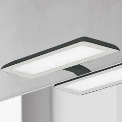 Ebir Underskabsbelysning > LED-spejllampe Nikita, sort/stålgrå