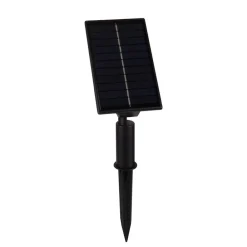 Näve Solcellelamper|Udendørs Spot > LED-spot med jordspyd NOMI, sort, 6 stk. sæt, IP44