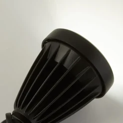 Udendørs Spot ^ Searchlight LED spot med jordspyd Spikey, sort, metal, 25 cm, IP54