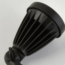 Udendørs Spot ^ Searchlight LED spot med jordspyd Spikey, sort, metal, 25 cm, IP54
