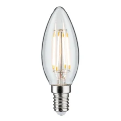 Paulmann Dæmpbar Led-Pære|Filament Pære > LED stearinlyspære E14 4,8W glødetråd 2.700K dæmpbar