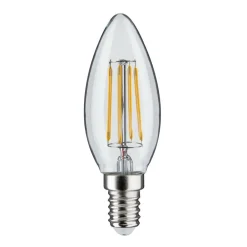 Paulmann Dæmpbar Led-Pære|Filament Pære > LED stearinlyspære E14 4,8W glødetråd 2.700K dæmpbar