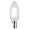 Dæmpbar Led-Pære|Led Pærer ^ Paulmann LED stearinlyspære E14 5W 2.700K mat dæmpbar