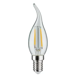 Dæmpbar Led-Pære|Filament Pære ^ Paulmann LED stearinlyspære E14 2,8W 2.700K Windblast Filament