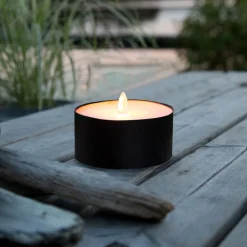 STAR TRADING Dekorationsbelysning > LED stearinlys Torch Candle sort metal/voks batteridrevet