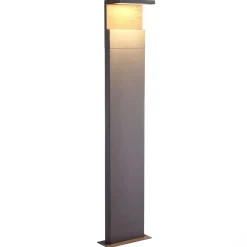 Gadebelysning ^ Mantra Iluminación LED-stibelysning Ruka med træelement, 100 cm