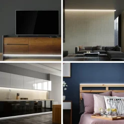 Briloner Dekorationsbelysning|Led Strips > LED-Strip Flow, RGB, selvklæbende