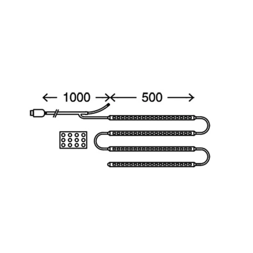 Dekorationsbelysning|Led Strips ^ Briloner LED-strip LED til TV, TV-baggrundsbelysning, USB