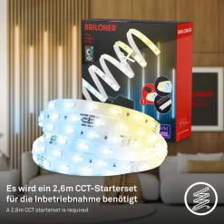Led Strips ^ Briloner LED-strip Pimp your panel, startsæt, CCT, længde 2,6 m