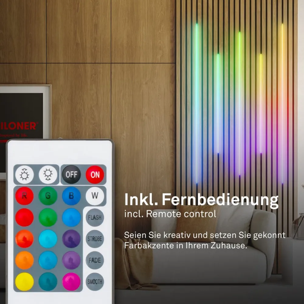 Briloner Dekorationsbelysning > LED-strip Pimp your panel, startsæt, RGBW, længde 2,6 m