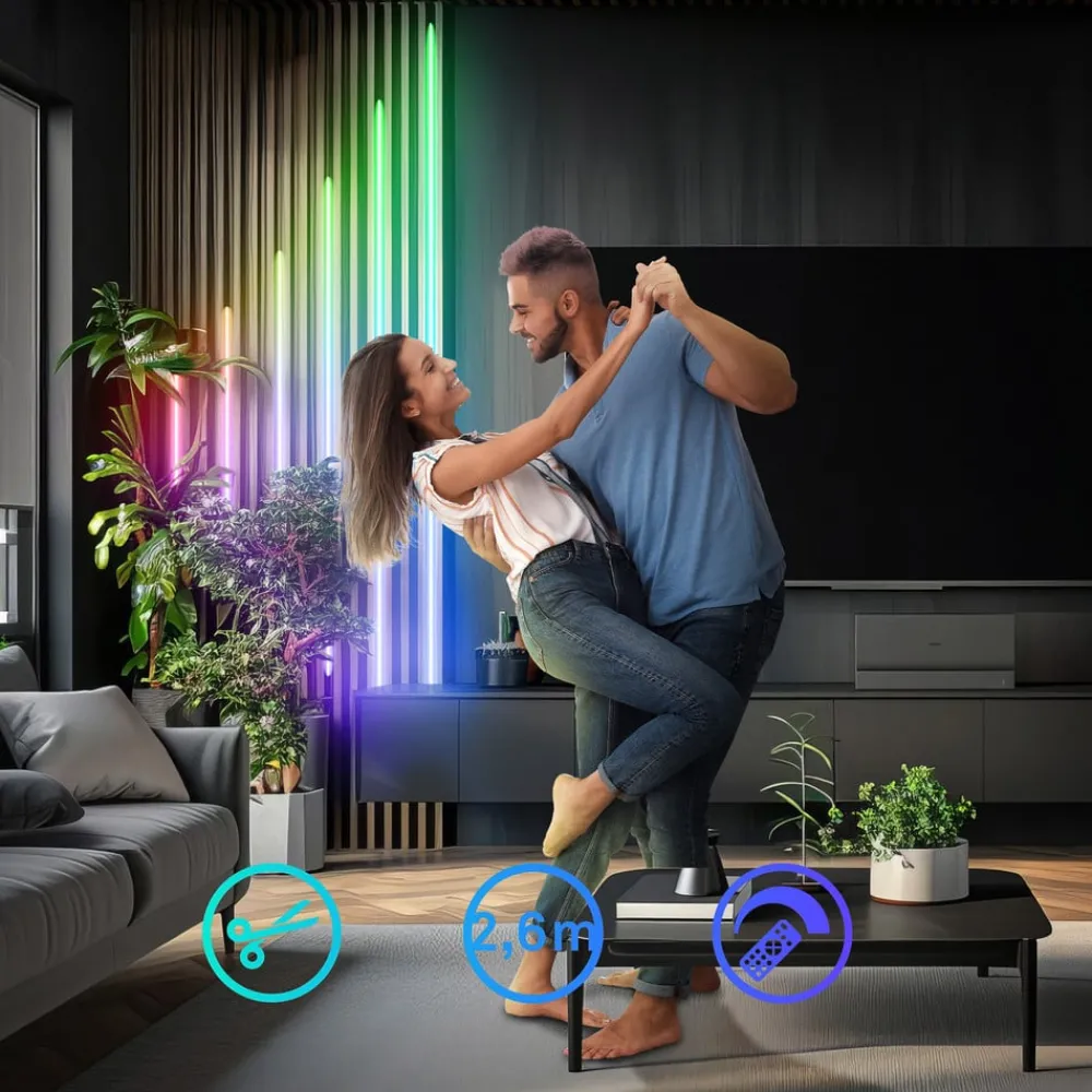 Briloner Dekorationsbelysning > LED-strip Pimp your panel, startsæt, RGBW, længde 2,6 m
