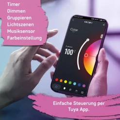 Led Strips ^ Müller-Licht LED-strip Smart RGB, længde 2 m, musiksensor, USB, Tuya