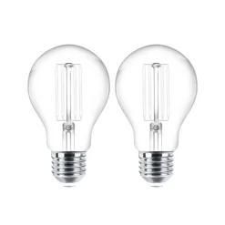 Filament Pære ^ Lindby LED-trådpære E27 sæt med 2 stk. 4W 470 lm klar 2.700K
