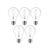 Filament Pære|Led Pærer ^ Lindby LED-trådpære E27 sæt med 5 stk. 4W 470 lm klar 2.700K