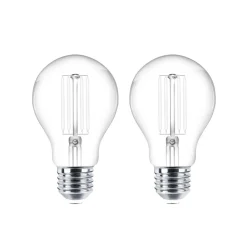 Filament Pære|Led Pærer ^ Lindby LED-trådpære E27 sæt med 2 stk. 7W 806 lm klar 2.700K